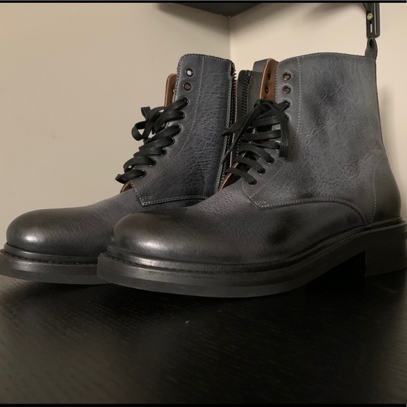 FRYE Alice Leather Combat Boots US Women’s size 10 - Picture 3 of 11